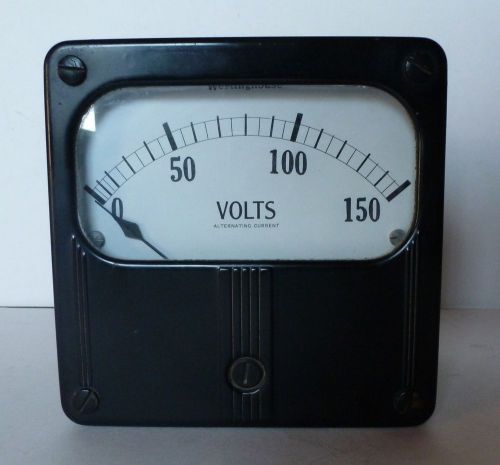 Panel Meter 150 Volts AC Westinghouse