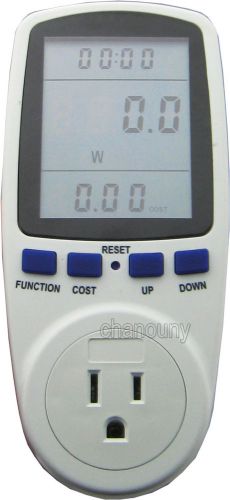 USP lug Power Meter Energy Watt Voltage Amp Meter with Electricity Usage Monitor