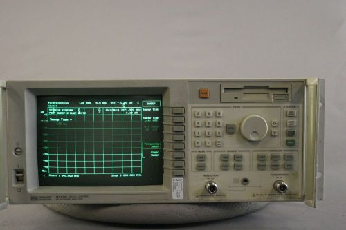 Hewlett packard 8713b rf network analyzer w/ opt. 1e1,100, 1c2, w08 for sale