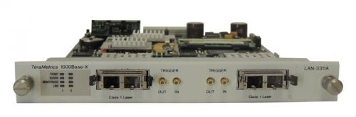Spirent LAN-3311A TeraMetrics 2-Pt Gigabit Module 2X GBIC Transceiver / Warranty