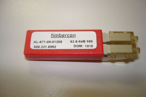 Timbercon SFP LC Fiber Loopback  AL-671-08-01205 850nm Excellent Condition