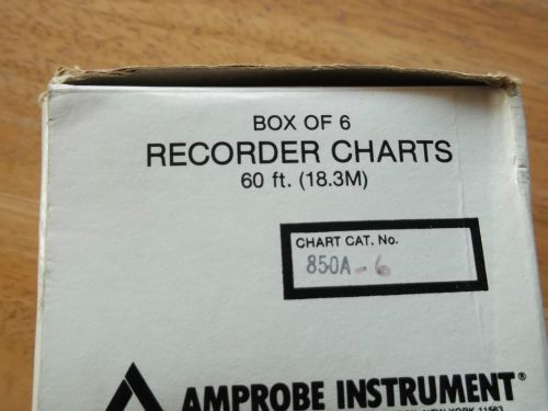 850A-6 CHART PAPER QTY 6 ROLLS  AMPROBE NEW