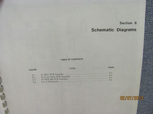 FLUKE MODEL 1120A: IEEE-488 Translator - Instruction Manual w/schematics