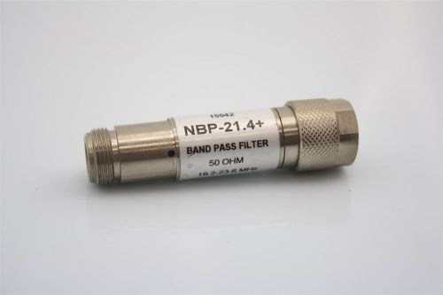 Mini-Circuits NBP-21.4+ RF Coaxial BandPass Filter BPF 0.5W  TESTED by the spec