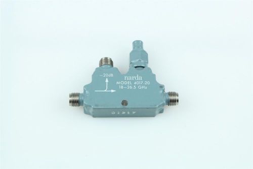 Narda 4017-20dB Microwave RF Directional Coupler 18-26GHz