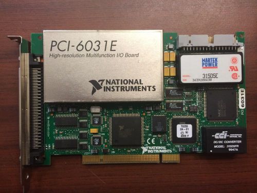 National Instruments PCI-6031E DAQ - Tested WORKING - US SELLER