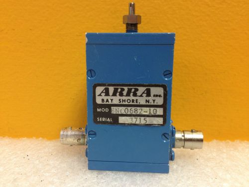 ARRA BNC0682-10, DC to 100 MHz, 1.5:1 VSWR, BNC (F-F), 10 dB Variable Attenuator