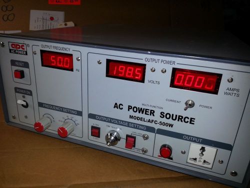 AC POWER  SOURCE AFC-500W    (Looks New)
