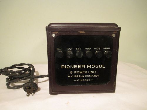 Vintage Pioneer Mogul radio DC power supply
