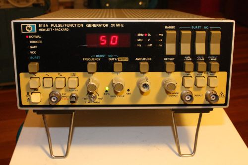 HP 8111A Pulse/Function Generator 20 MHz. 100% Working!!