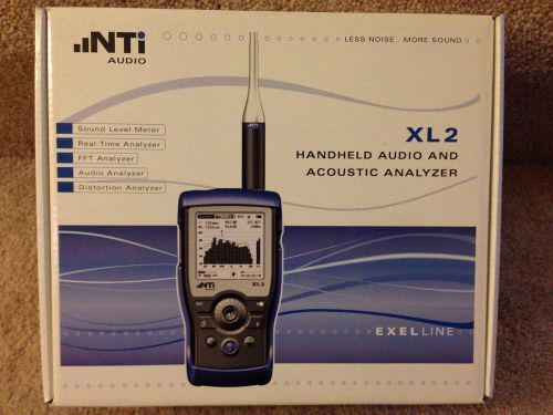 NTi XL2 Handheld Audio and Acoustic Analyzer