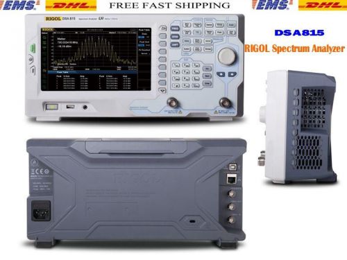 New RIGOL Spectrum Analyzer DSA815+Tracking Generator 9kHz 2 1.5GHz -135dBm EMI