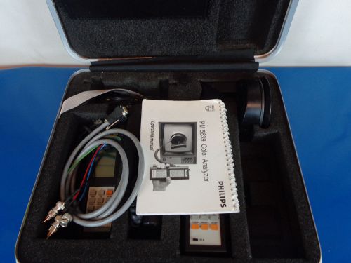 Philips pm 5639 color analyzer w/ carrying case for sale