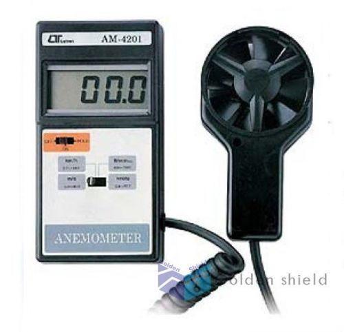 Am-4202 digital anemometer with temp. temperature measurement 2 in 1 lutron for sale