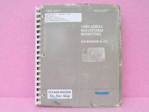 Tektronix 1480 Series Waveform Monitors Instruction Manual w/Schematics, (9/91)