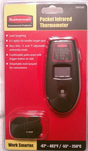 Rubbermaid pocket infrared thermometer tmp500 new for sale