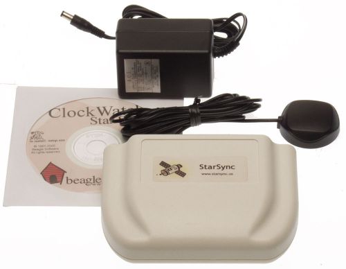 ClockWatch Star Sync External GPS Atomic Time Receiver w/Antenna Beagle Software