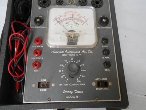 Accurate Instrument Company Utility and Tube Tester Model #161