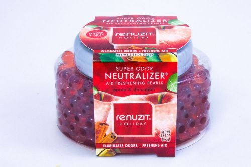 Renuzit Holiday Pearl Scents Odor Neutralizing Beads, Apple and Cinnamon, 3 Pack