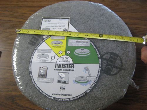 2   new- 17&#034; htc twister diamond polishing floor pads [yellow] for sale