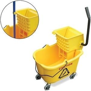 Box maxi-tuff bucket/wringer - mop stick holder, handle - 1/ctn for sale