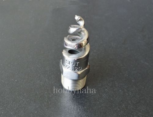 New 3pcs 1/2&#034; BSPT Stainless Steel Spiral Spray Nozzle