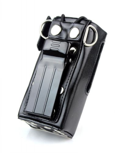 Leather case/ holder for motorola radio gp328/338 pro5150 new for sale