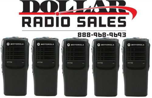 5 New Refurbished Front Housing For Motorola HT750 16CH Two Way Radios 