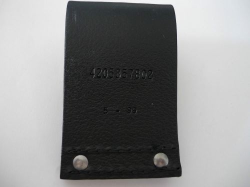 Swivel Belt Loop Black Leather with Metal Swivel Clip Holder Carry Case 3&#034;