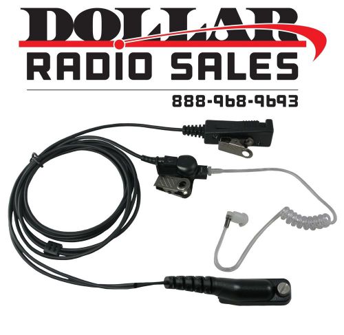 Surveillance lapel mic headset for motorola xpr6550 xpr6500 xpr6350 xpr6580 for sale