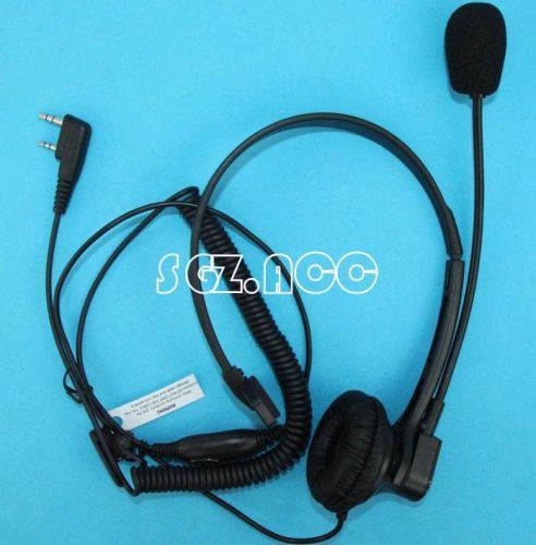 2 pin VOX Headset Earpiece For KENWOOD WOUXUN QANSHENG Baofeng BF UV5R Radio HoT