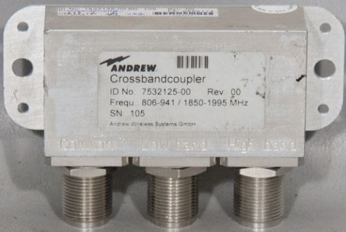 Andrew PN: 7532125-00 Crossband Coupler Cross Band 806-941/1850-1995 MHz