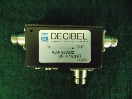 Decibel ACJ-2802J2 100 Watt Isolator Combiner Circulator   +