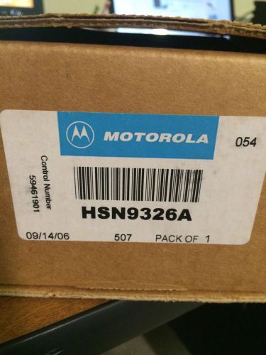 New Motorola HSN9326A External Speaker