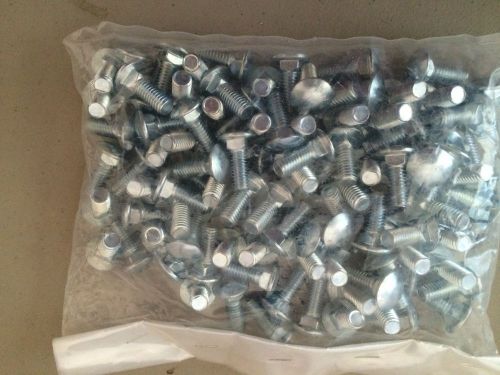 Carriage bolts 3/8&#034;-16 x 1&#034;,  ppi, zink plated zp (1000 count) for sale