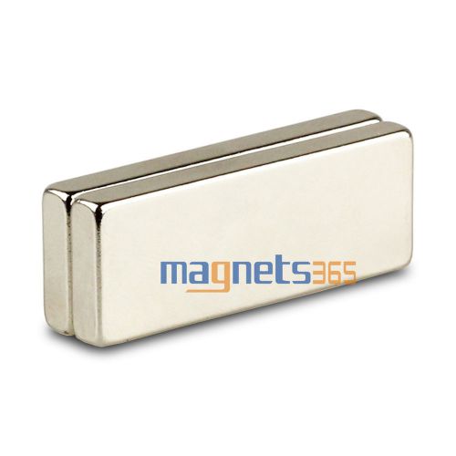 2pcs N35 Super Strong Magnets 40 x 15 x 5mm Block Cuboid Rare Earth Neodymium