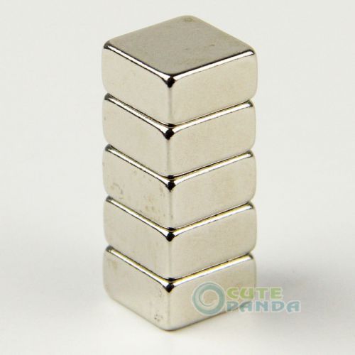 Lots 20 x super strong block cuboid magnets rare earth neodymium 10 x 10 x 5 mm for sale