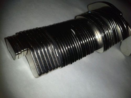 55 pcs neodymium hard drive magnets w/ no back plate  (rare earth, very strong) for sale