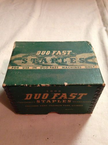 Duo-fast staples 5016 c  1/2 &#034;   5000 per box for sale
