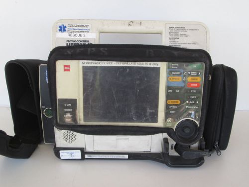 Lifepak 12 monitor powers up with ecg cable monophasic  #7
