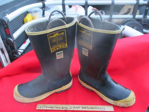 Firewalker ranger ~ fireman boots~ size 12 medium~ &amp; safety steel toes, veryclea for sale