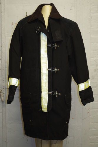 Vintage Firefighter Lion Apparel Janesville Coat Size Small