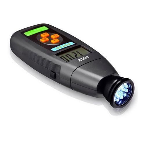 Pyle digital led non contact stroboscope tachometer with backlit lcd display for sale