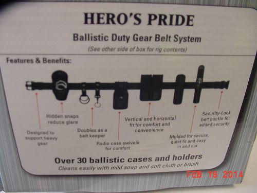 Hero&#039;s pride duty gear rig kit size small for sale