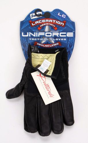 Franklin Uniforce Laceration Resistant Kevlar Lined Tactical Gloves LG