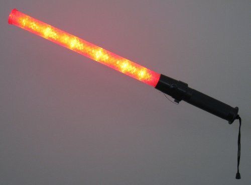 &#034;new&#034; led traffic wand 3 pattern light red safety baton parking police hanako for sale