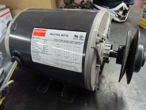 Dayton electric motor model 3N012BA 1 HP 208 230volt 3 phase
