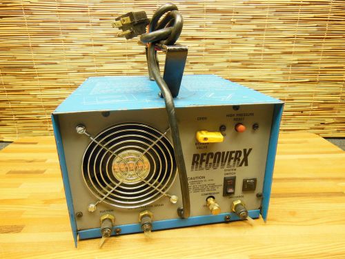 RST Refrigerant Recovery Unit Model R30 RecoverX