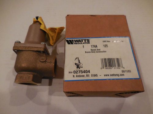 Watts Regulator ASME Water Presure Relief Valve 0275404 NEW IN BOX Size 1&#034;