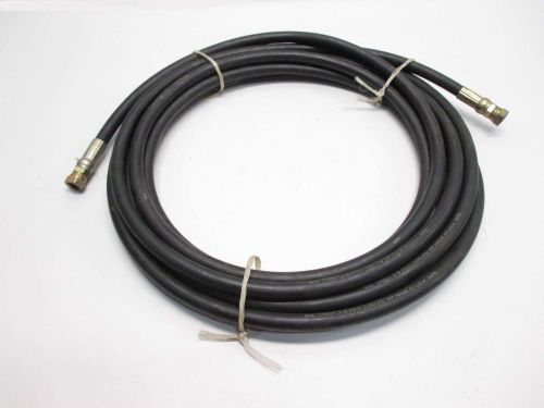 NEW 25FT 3/8 IN NPT 3/8 IN 2250PSI HYDRAULIC HOSE D480085